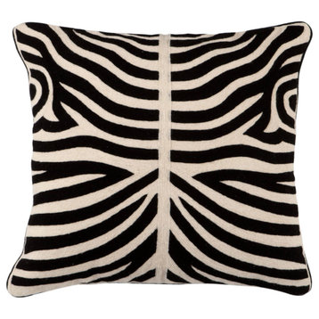 Black Throw Pillow | Eichholtz Zebra