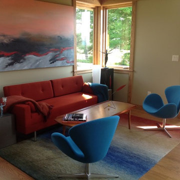 Seating Area Contemporary Tibetan Rug