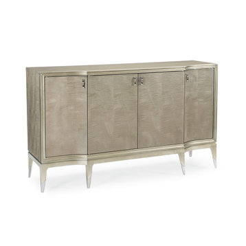 May I Serve You Silver Maple Sideboard