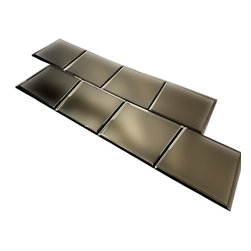 Reflections Glass Mirror Beveled Back Splash Wall Tile - Anaheim, CA - Wall And Floor Tile