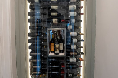 Wine cellar - modern wine cellar idea in Orange County