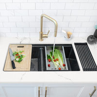 STYLISH 15 3/8 Stainless Steel Workstation Colander