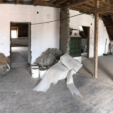 cantiere a demolizioni finite