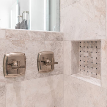 Contemporary Master Bath Renovation in Uptown Charlotte