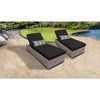 Monterey Chaise Set of 2 Outdoor Wicker Patio Furniture