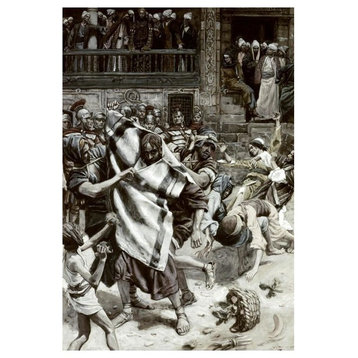 "Jesus Before Herod" Digital Paper Print by James Tissot, 17"x24"