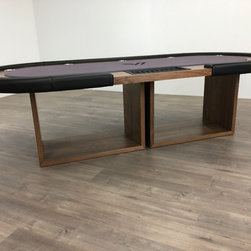 Ambrosia Walnut Poker Table - Game Tables