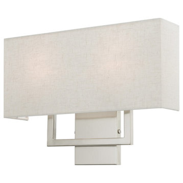 Pierson 2 Light Brushed Nickel ADA Sconce