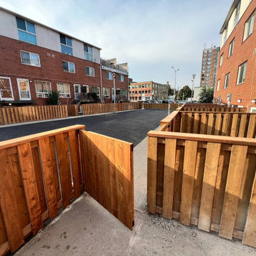 Apartment Complex Fencing in Queen West, Toronto