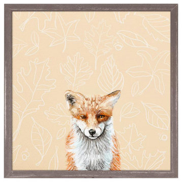 "Fall Collection - Thankful Fox" Mini Framed Canvas