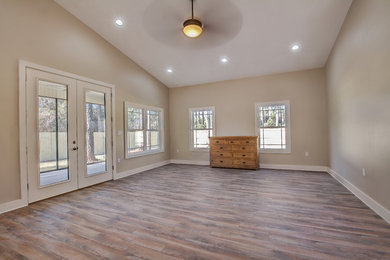 Example of a family room design in Other