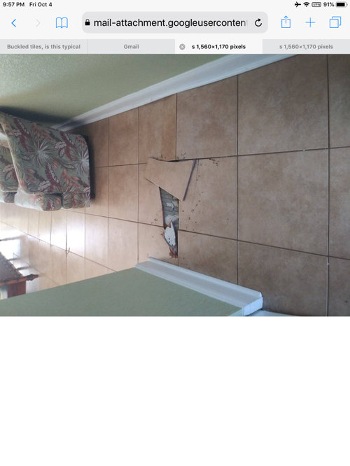 What Causes A Ceramic Tile Floor To Buckle Viewfloor.co