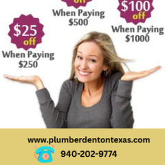 Plumber Denton Texas