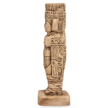 Handmade Warrior from Tula Ceramic figurine - Mexico