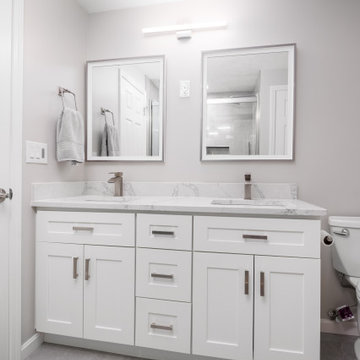 Orchard Projects- White Bathrooms
