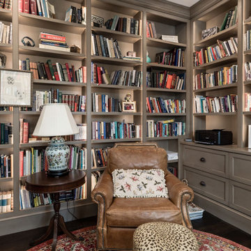Rustic Waterfront Home Office/Library