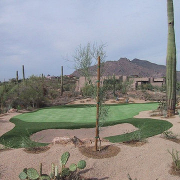 Golf and Putting Greens with Artificial Grass