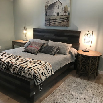 Lake Michigan staged home