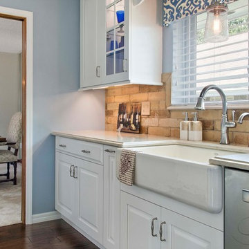 French Country Kitchen in Florida Suburb