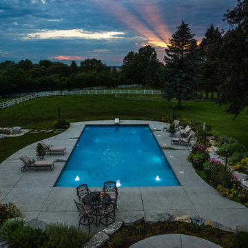 Backyard Pool, Patio, Perennials, and FUN in Barrington, IL