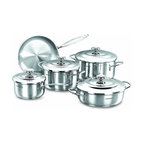 Korkmaz Droppa 9--Piece Stainless Steel Cookware Set