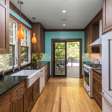 Creative Kitchen and Deck Remodel