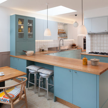 London wrap around extension/refurbishment and cellar conversion
