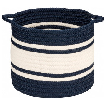 Colonial Mills Basket Outland Basket Navy Round