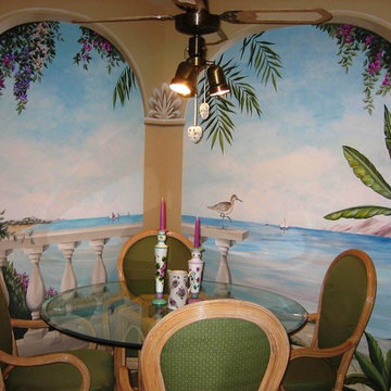 Kitchen Waterfront Mural