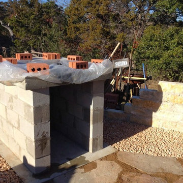 The Molina Family Wood Fired Brick Pizza Oven in Texas