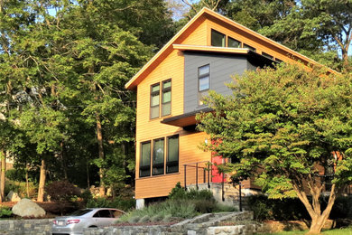 Contemporary exterior home idea in Boston