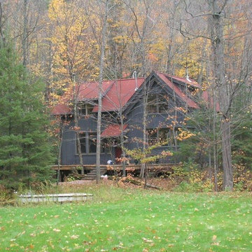 Custom Sustainable Cabin in Northwoods of Michigan