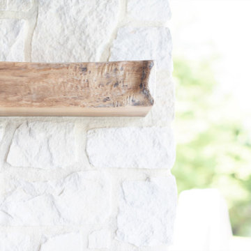 Live Edge Mantel