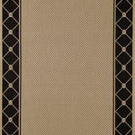 Art Carpet - Plymouth Tied Beige 9'2"x12'6" Indoor/Outdoor Area Rug - Hints to nautical decor. A nice open space in which to decorate around. Design works well with all decor.