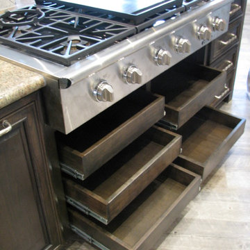 Elegant Gray Transitional Kitchen