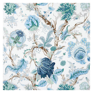 Schumacher Indian Arbre Fabric - Traditional - Fabric - by