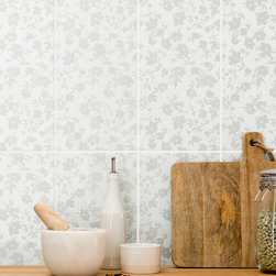 Wild Blossom Milk Floral Ceramic Tile - Products