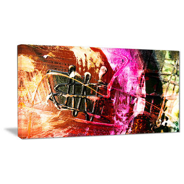 "Structure" Abstract Canvas Print, 32"x16"
