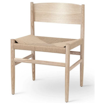 Mater Nestor Danish Modern Light Oak Dining Chair