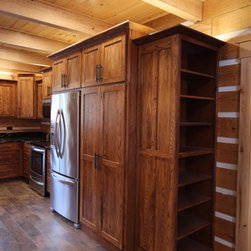 Coe Hill, Ontario   Rustic Wormy Ash Cottage Kitchen - Products