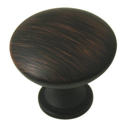 Cosmas - Cosmas 5305 Round 1/4" Diameter Cabinet Knob, Oil Rubbed Bronze - Cabinet And Drawer Knobs