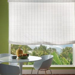 Examples of Motorized Roman Shades - Roman Shades