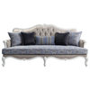 Ciddrenar Sofa With 5 Pillows, Fabric and White