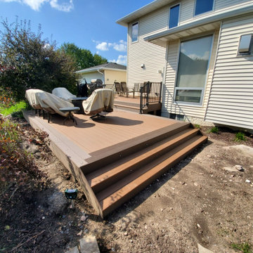 Timbertech Low Ground with lights
