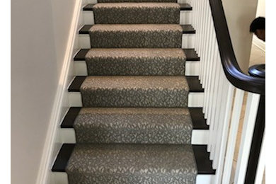 Custom carpet stair runner