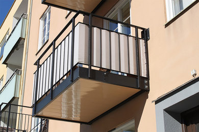 This is an example of a balcony in Stockholm.