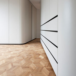 Besondere Verlegeart des Parketts - Hardwood Flooring