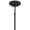 Quoizel DVY5026 6 Light 26"W Pillar Candle Style Chandelier - Mottled Black