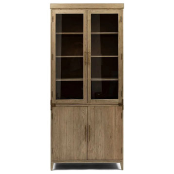 Reclaimed Oak Display Cabinet, Rivira Maison Brescia