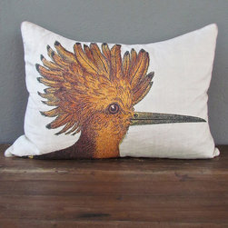 hoops bird natural history pillow - Decorative Pillows